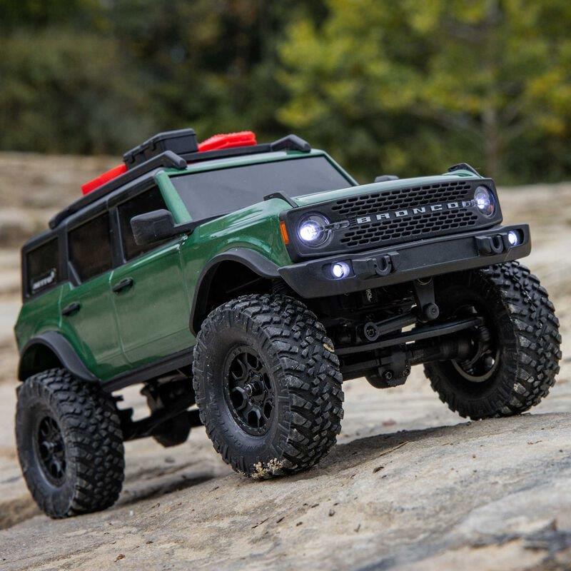 Axial 1/24 SCX24 Ford Bronco 4X4 RTR Brshd RC (Battery & Charger Incl.), Green - 7