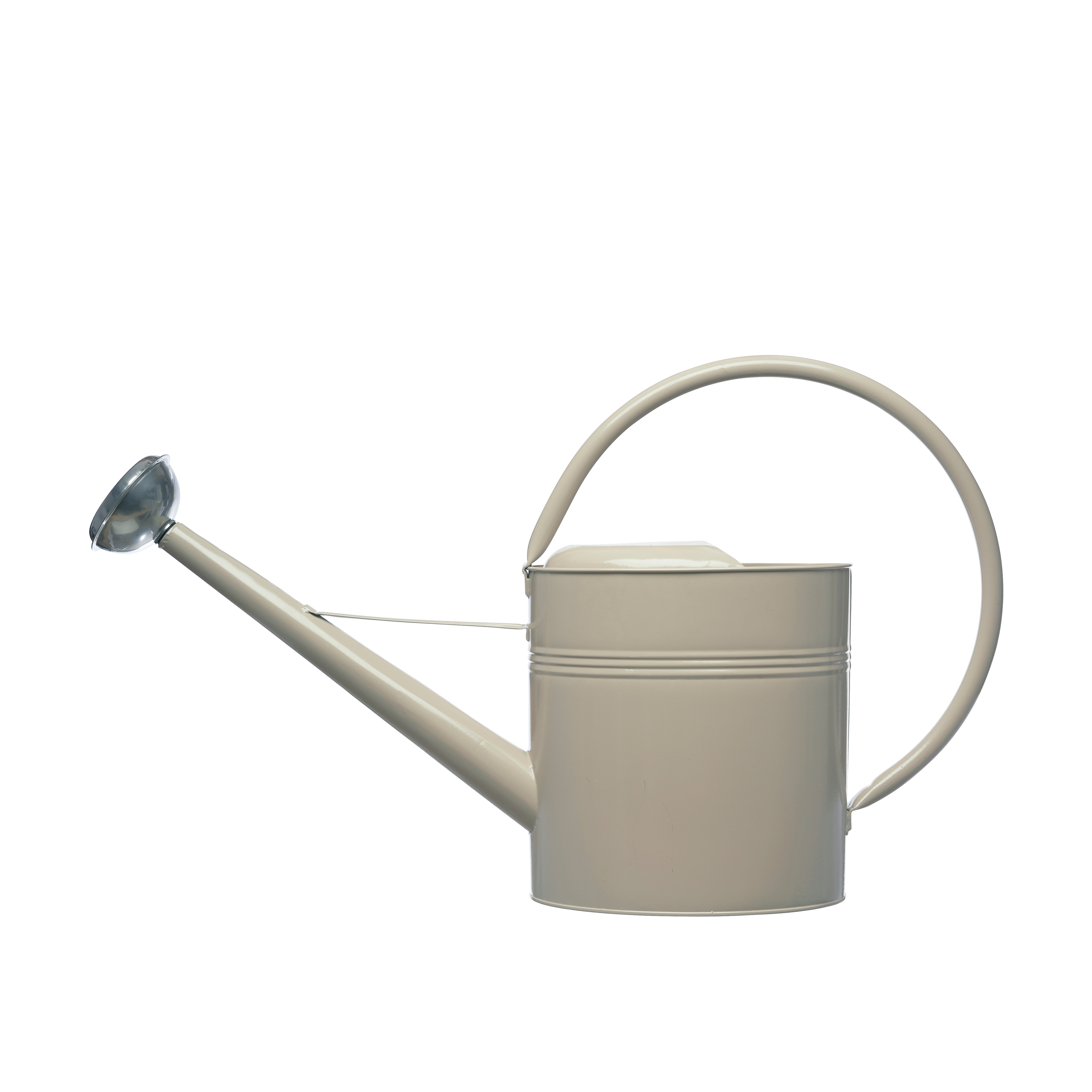Watering can White/Silver - 76x19x46 cm - 9 litres - 3