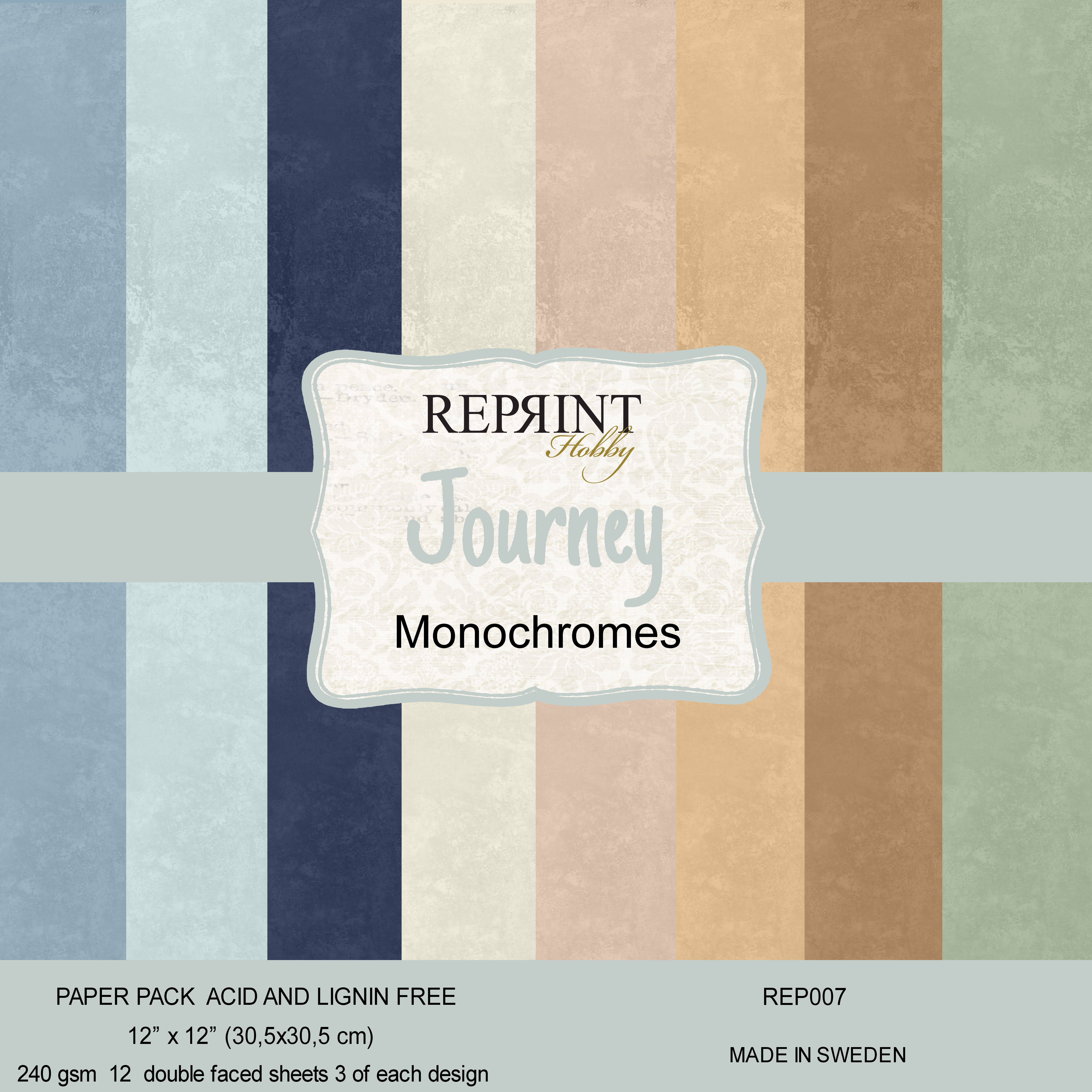 Paperpack Reprint - Journey Monochromes -  12x12