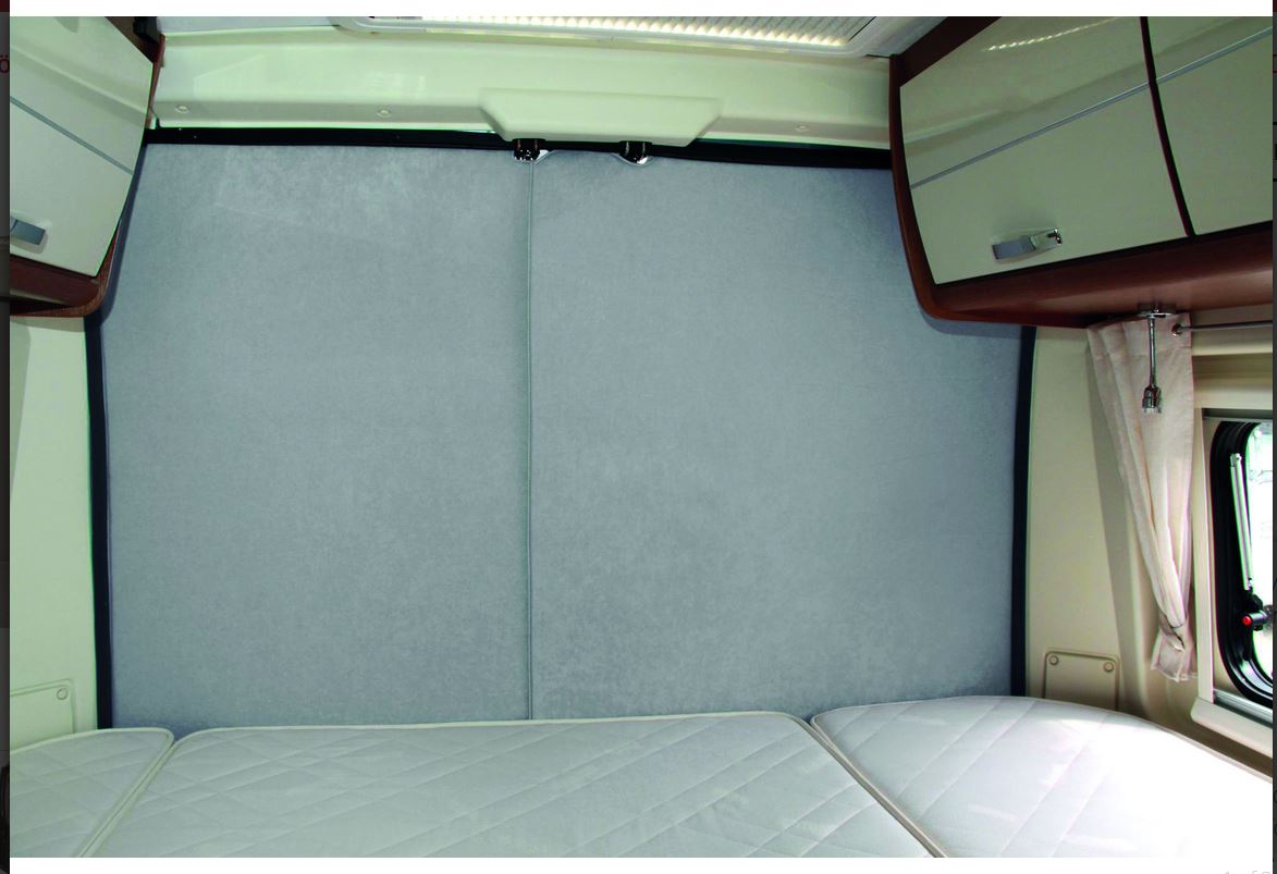Isolergardin Delad  modell. Ducato X250 (fr.o.m. 2007-) / X290 (fr.o.m. 2014-),  Citroen Jumper II och Peugeot Boxer II. - 3