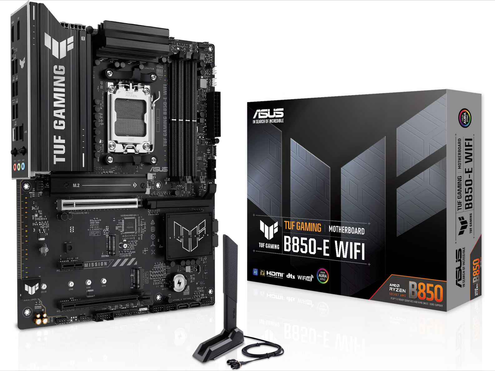 AMD 7800X3D Optimum uppgraderingspaket | AMD Ryzen 7 7800X3D  | 32GB DDR5 | ASUS TUF WiFi | Vattenkylning All-In-One | - 2