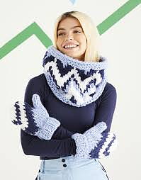 Bonus Super Chunky Halsvärmare och vantar 10622