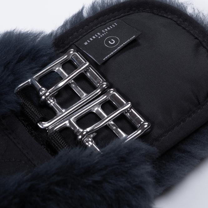 Horsedream® Sheepskin lunging girth, anthrazite - 9