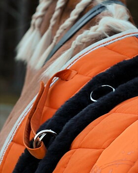 Horsedream® longergjord i lammskinn, grafit