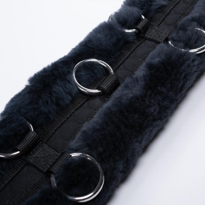 Horsedream® Sheepskin lunging girth, anthrazite - 10