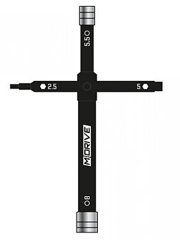 M-Drive MD50100 Multi Glow Plug Tool - Nuts: 8/5.5mm &amp; Hex: 2.5/5mm