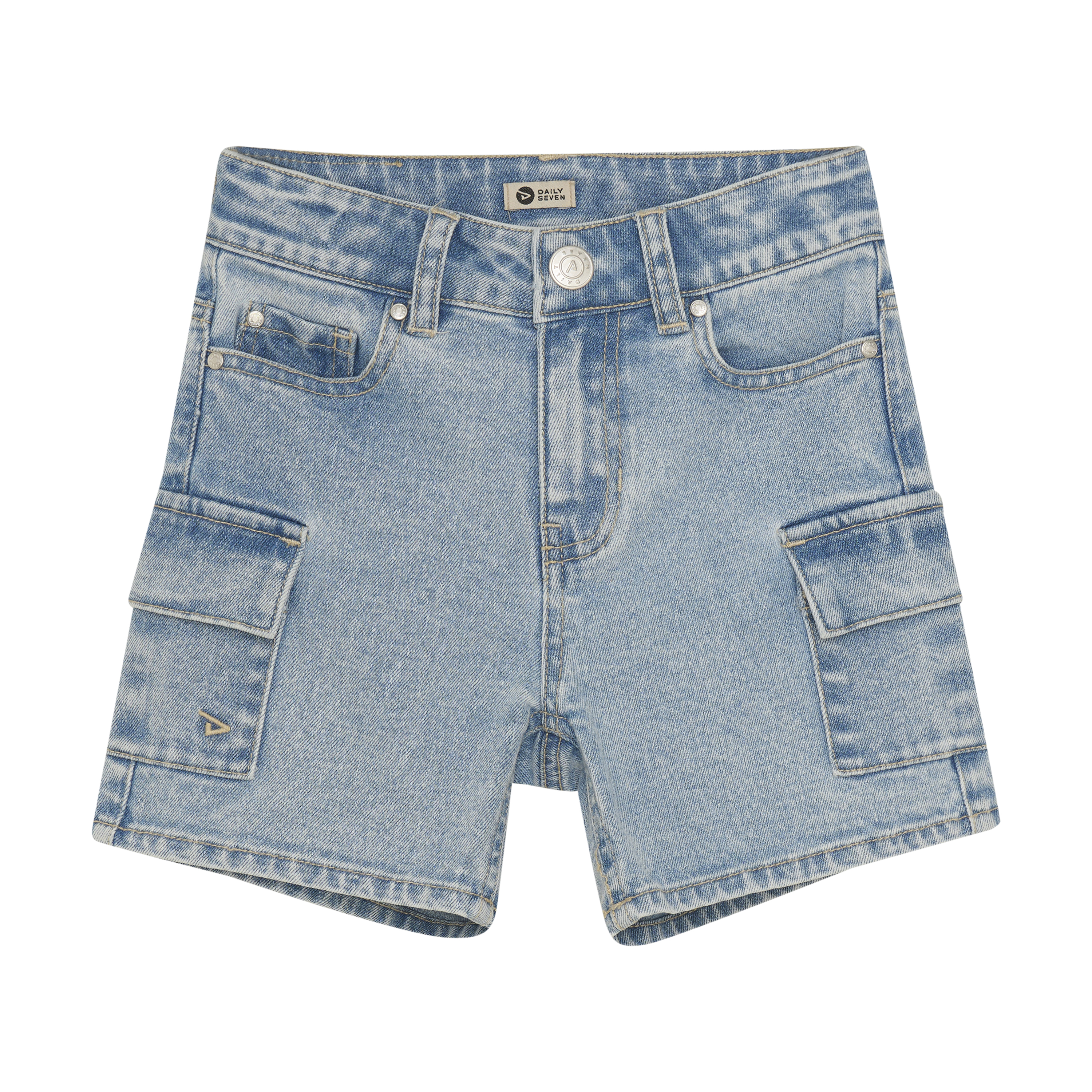 Cargo Denim Shorts Medium Denim