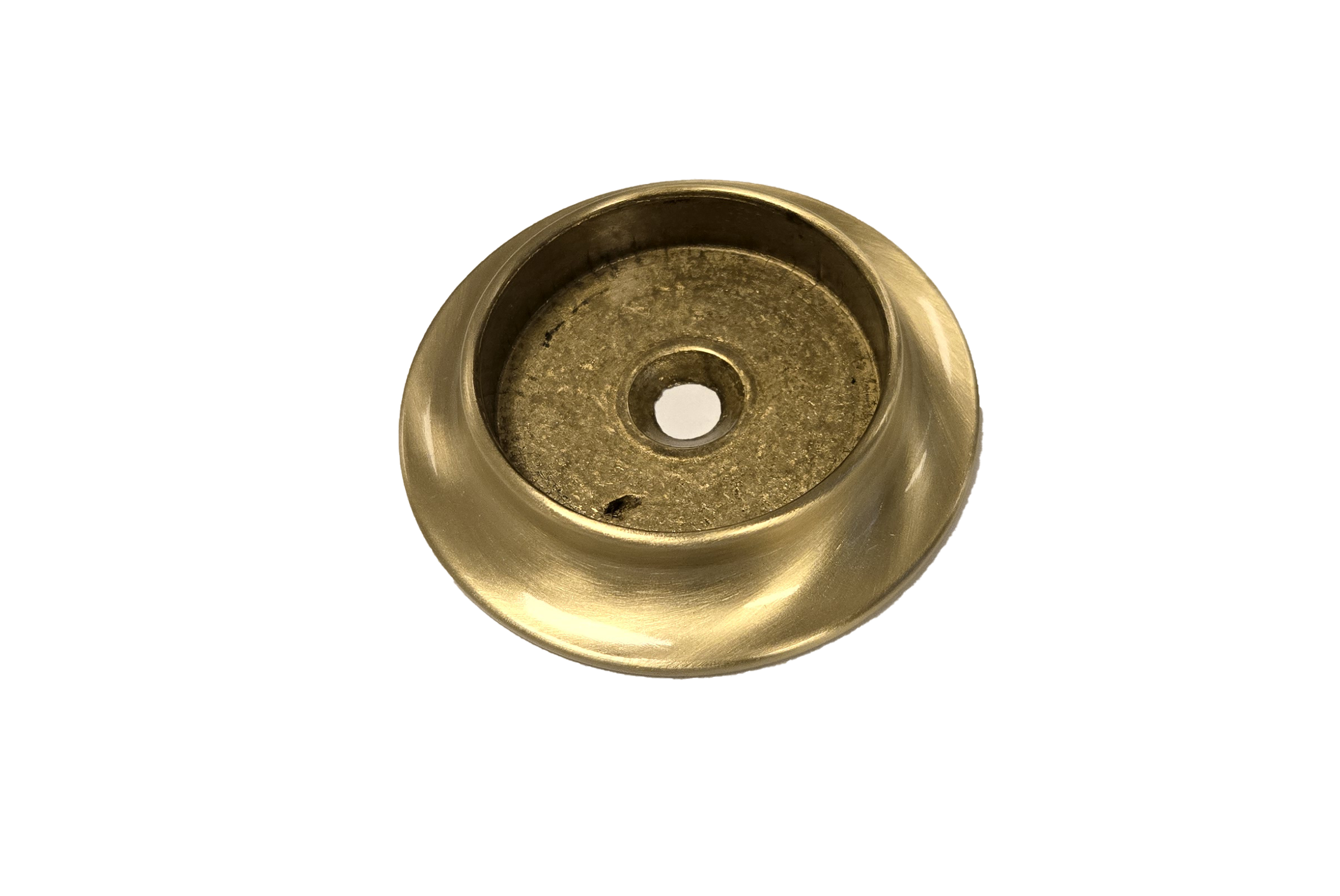 Väggbricka 40mm mattborstad mässing