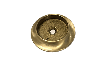 Väggbricka 40mm mattborstad mässing