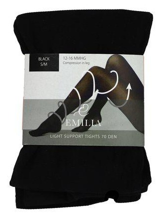 Emilia Compression Tights 70 Den Svart