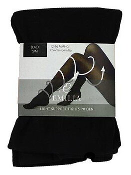 Emilia Compression Tights 70 Den Svart
