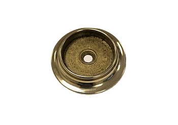 Väggbricka 40mm blankpolerad mässing