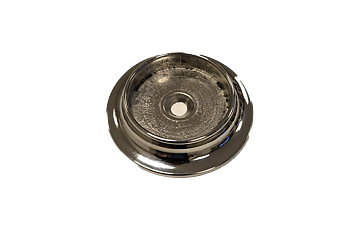 Väggbricka 40mm blankförnicklad