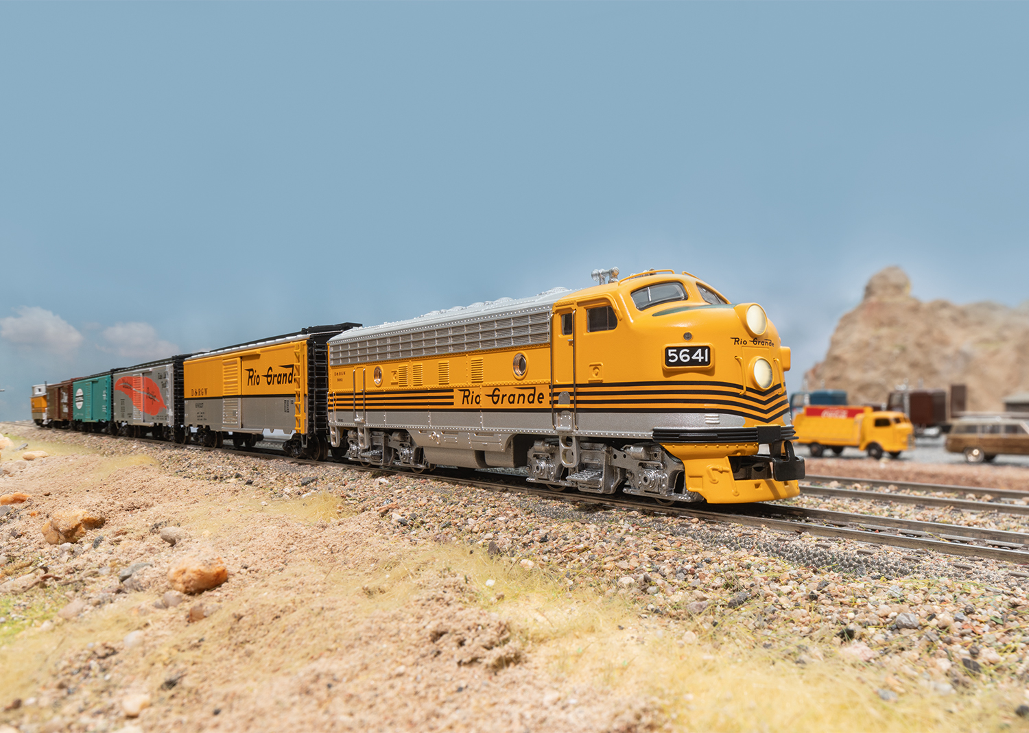 Diesellok F7 A-Unit Retro - 4