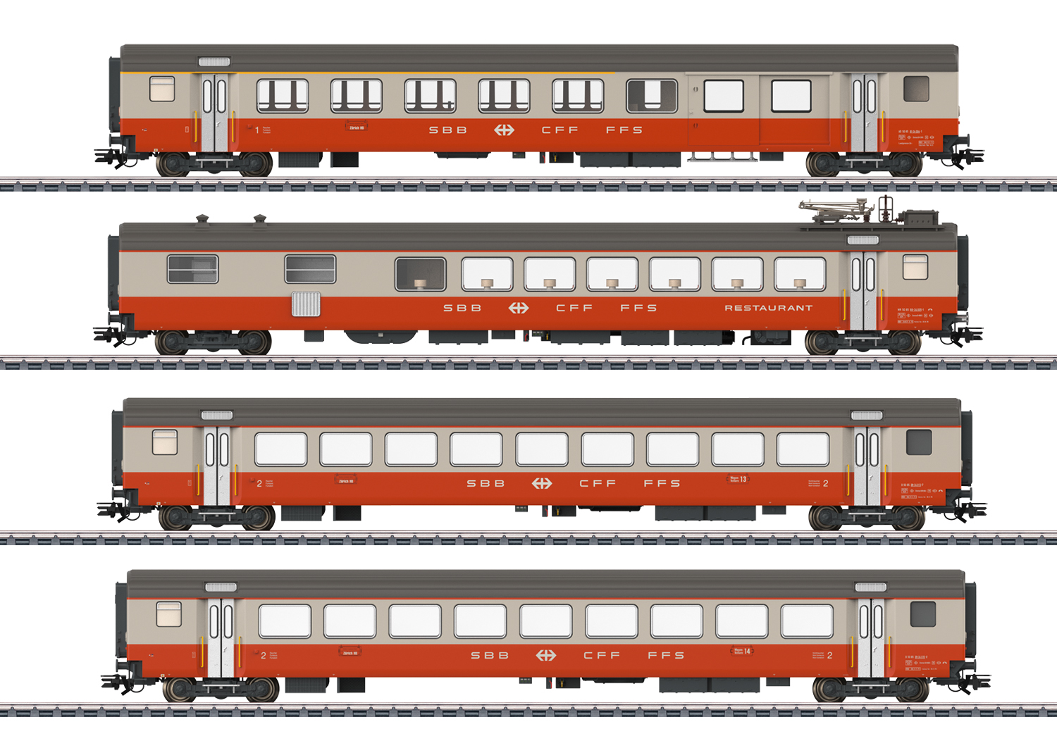 Personenwagen-Set Swiss Expr.