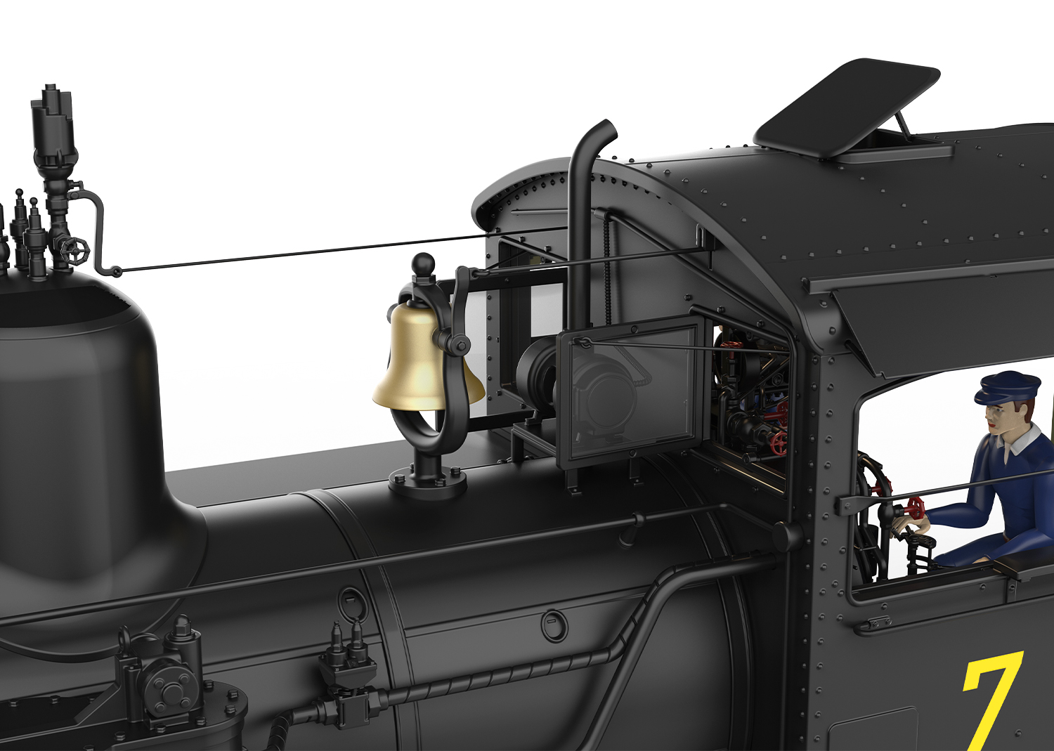 Ånglok Shay Nr.7 WSLC RR - 4
