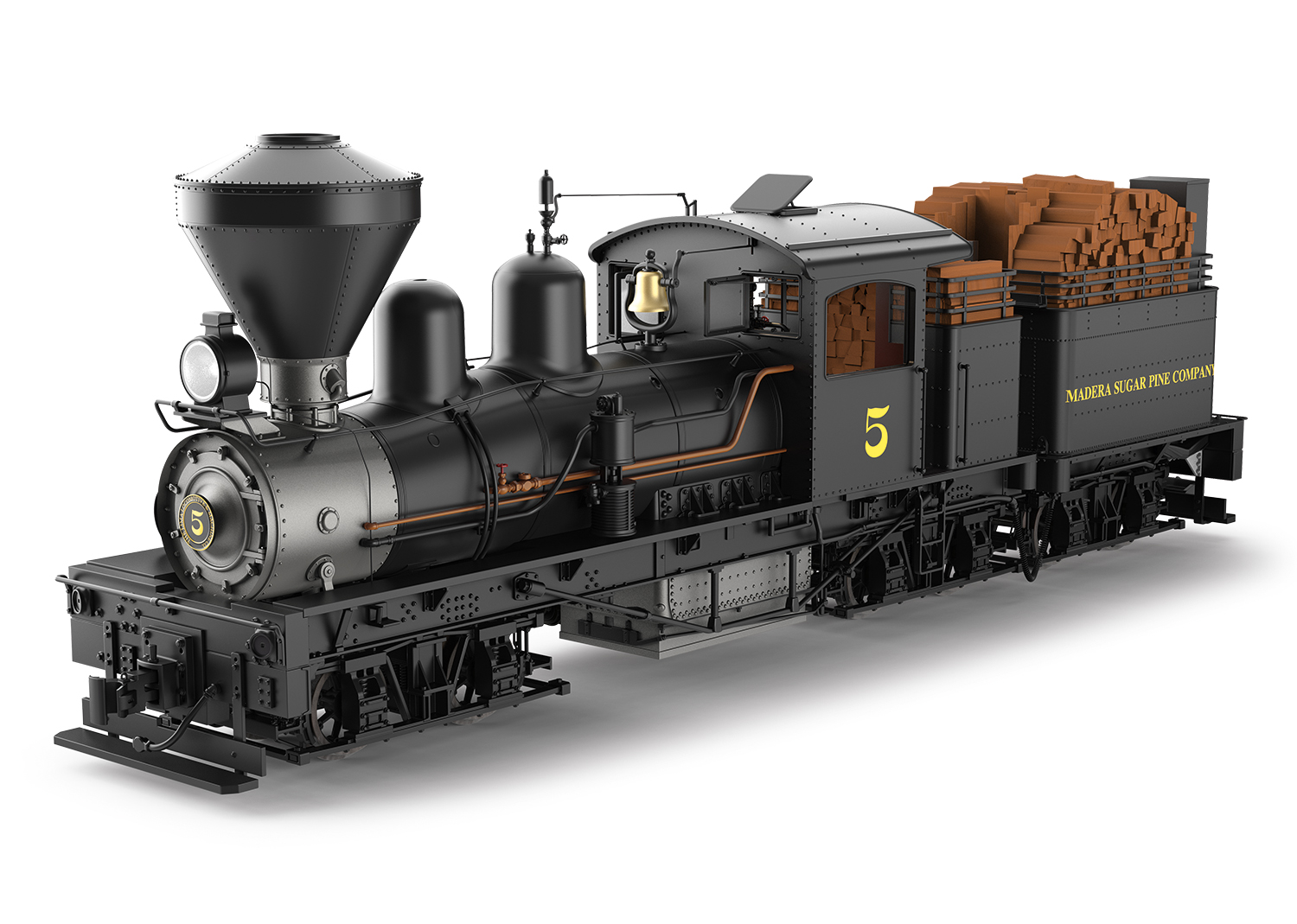 Ånglok Shay Nr.5 MSP RR - 2