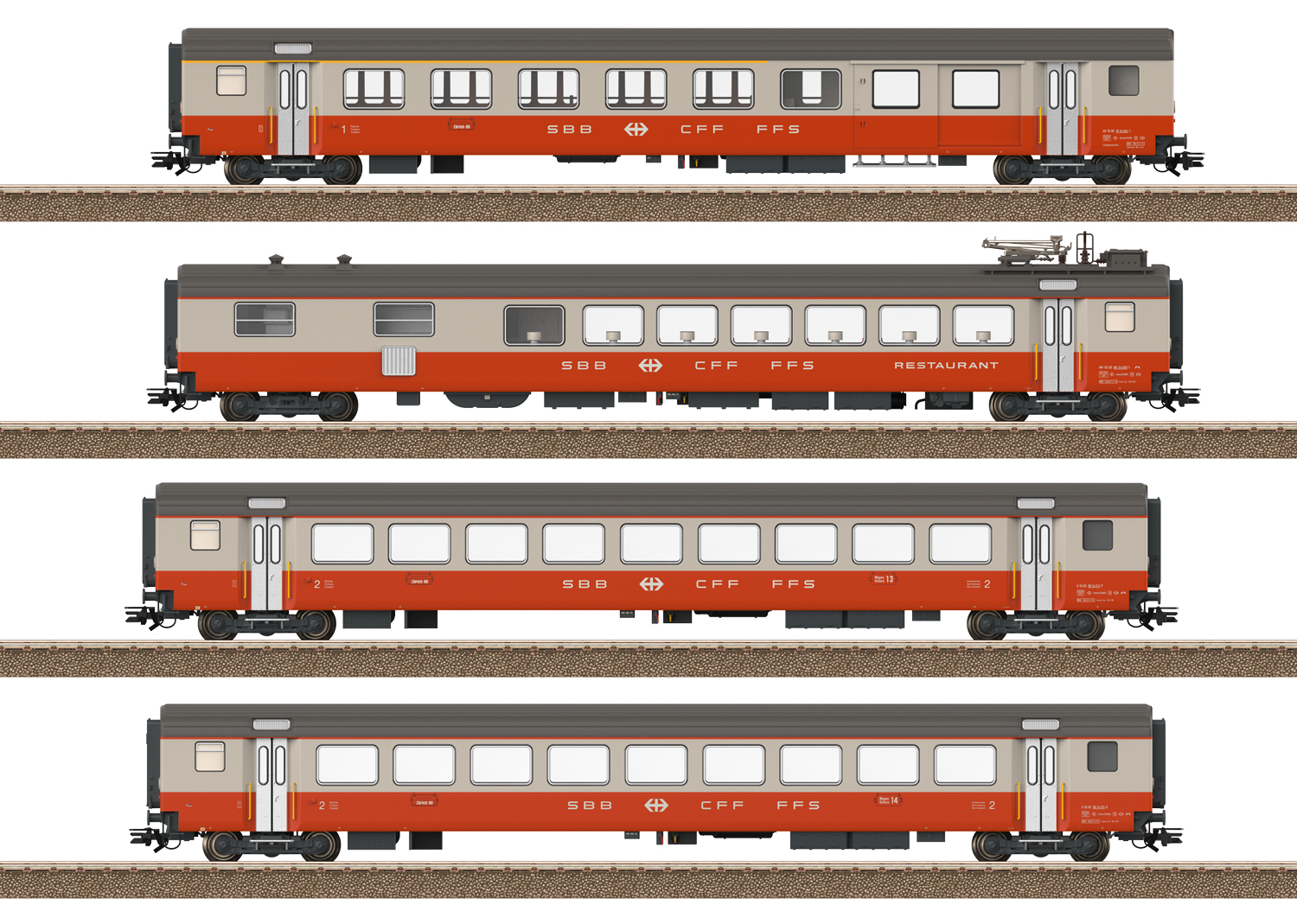 Personenwagen-Set Swiss Expr.