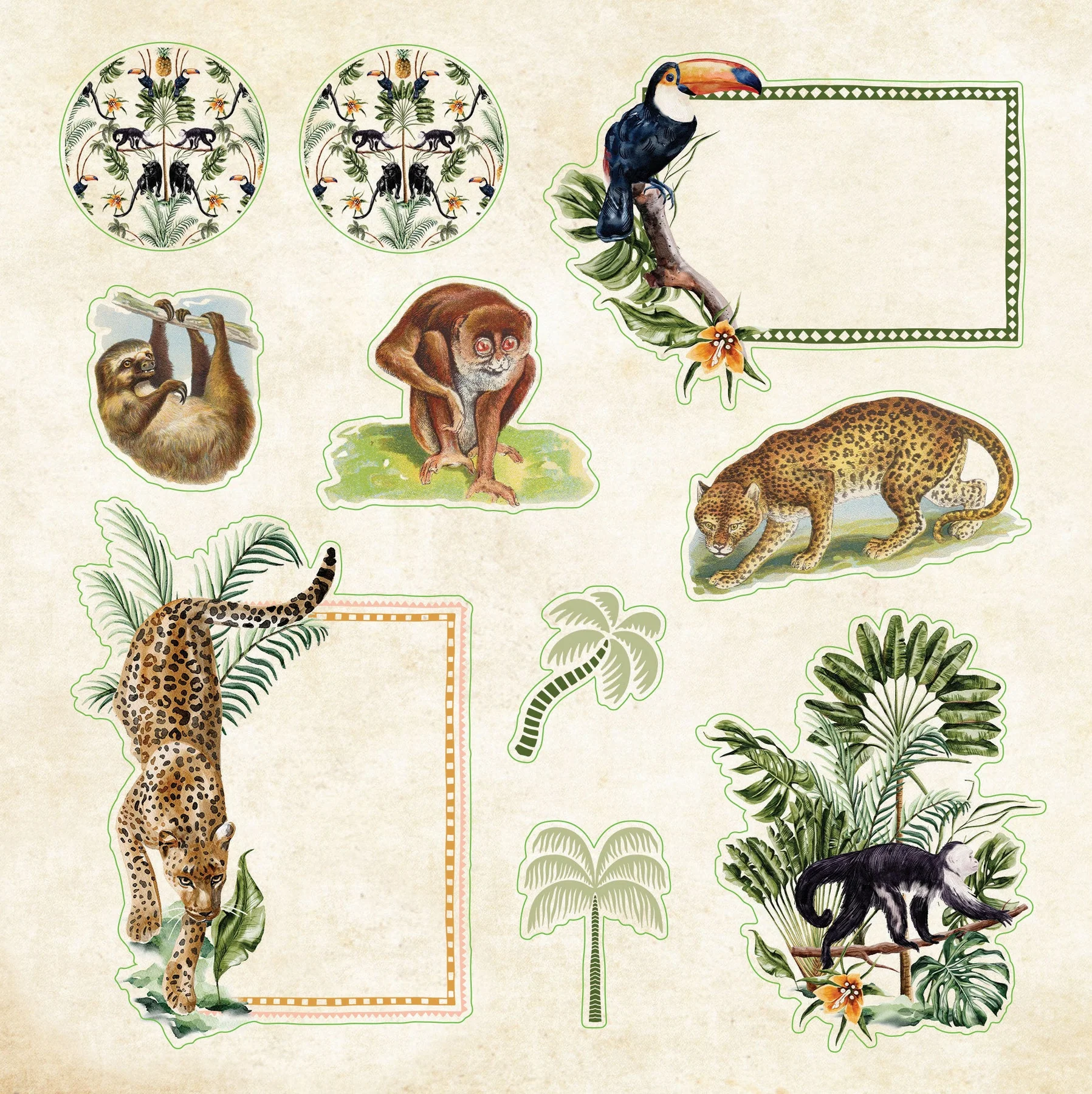 Zoological Ephemera Sticker Book - 3