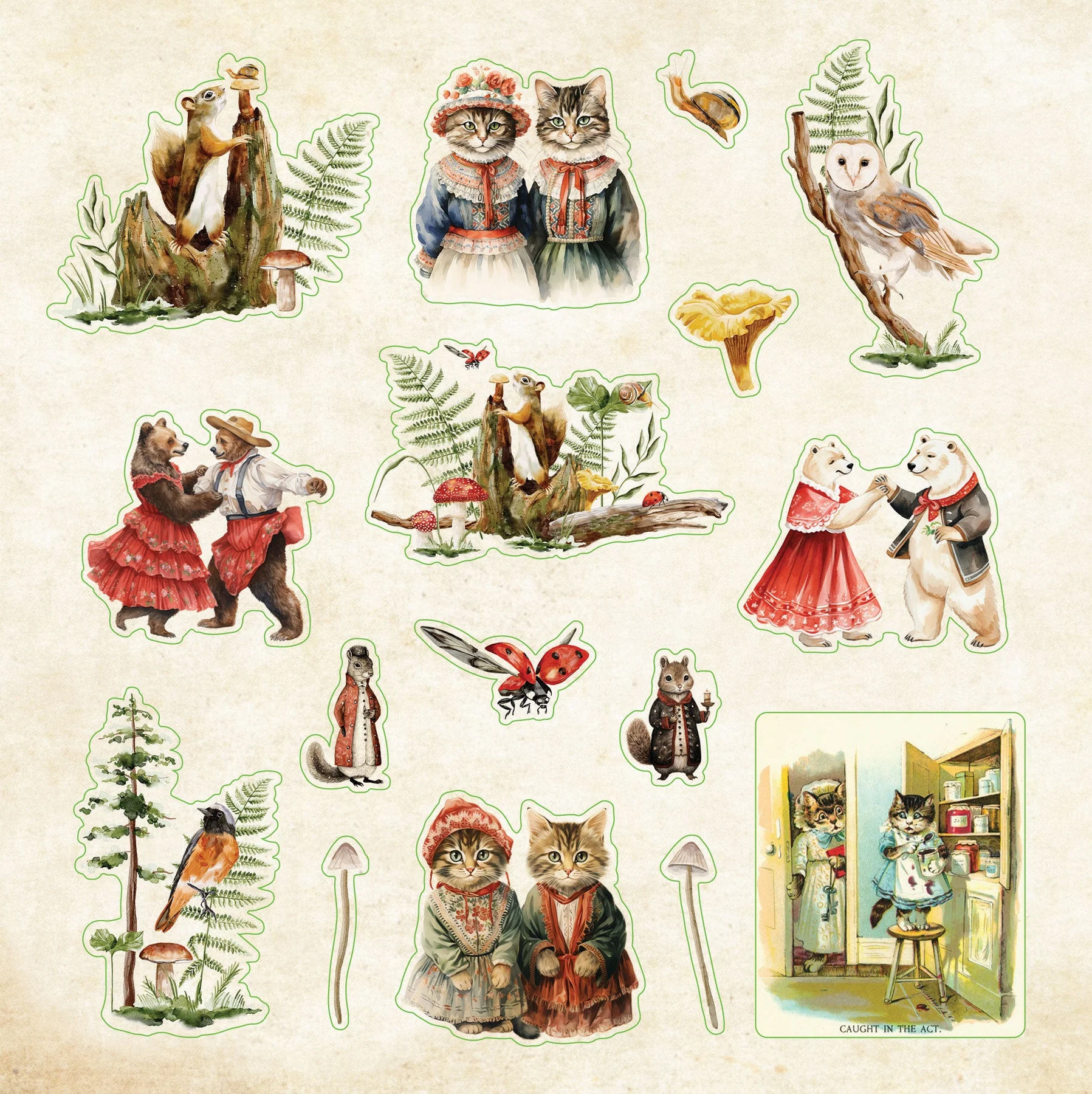 Zoological Ephemera Sticker Book - 4