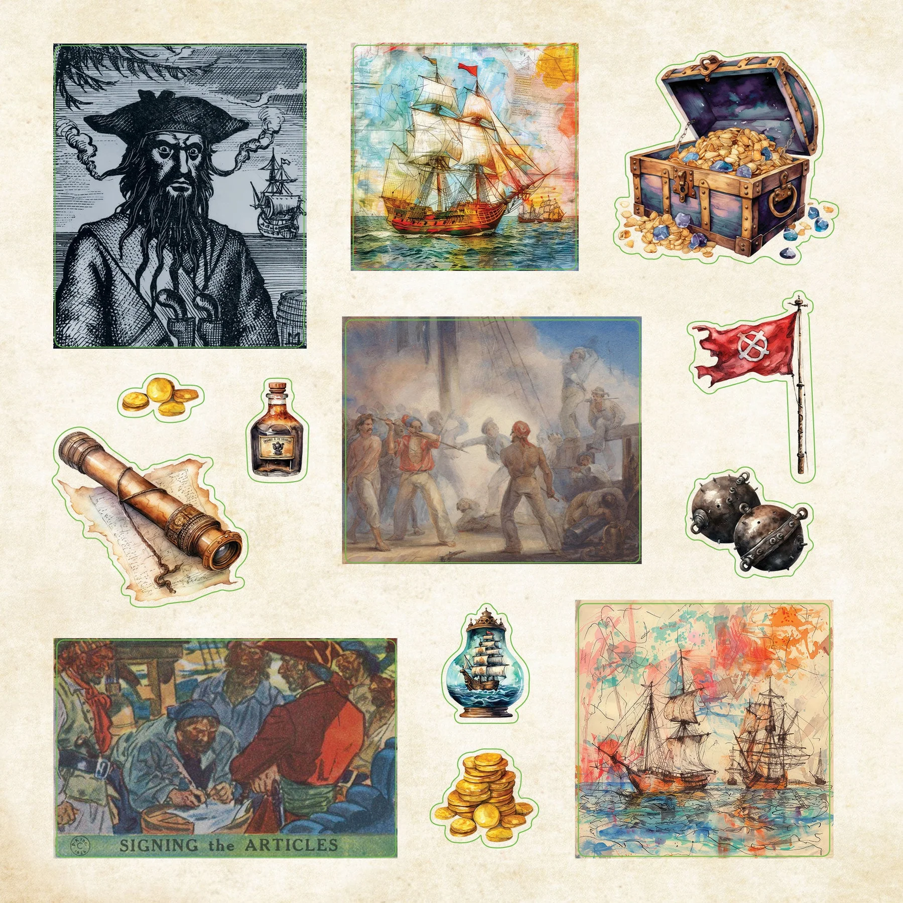 Poseidon's Kingdom Sticker Book - 5