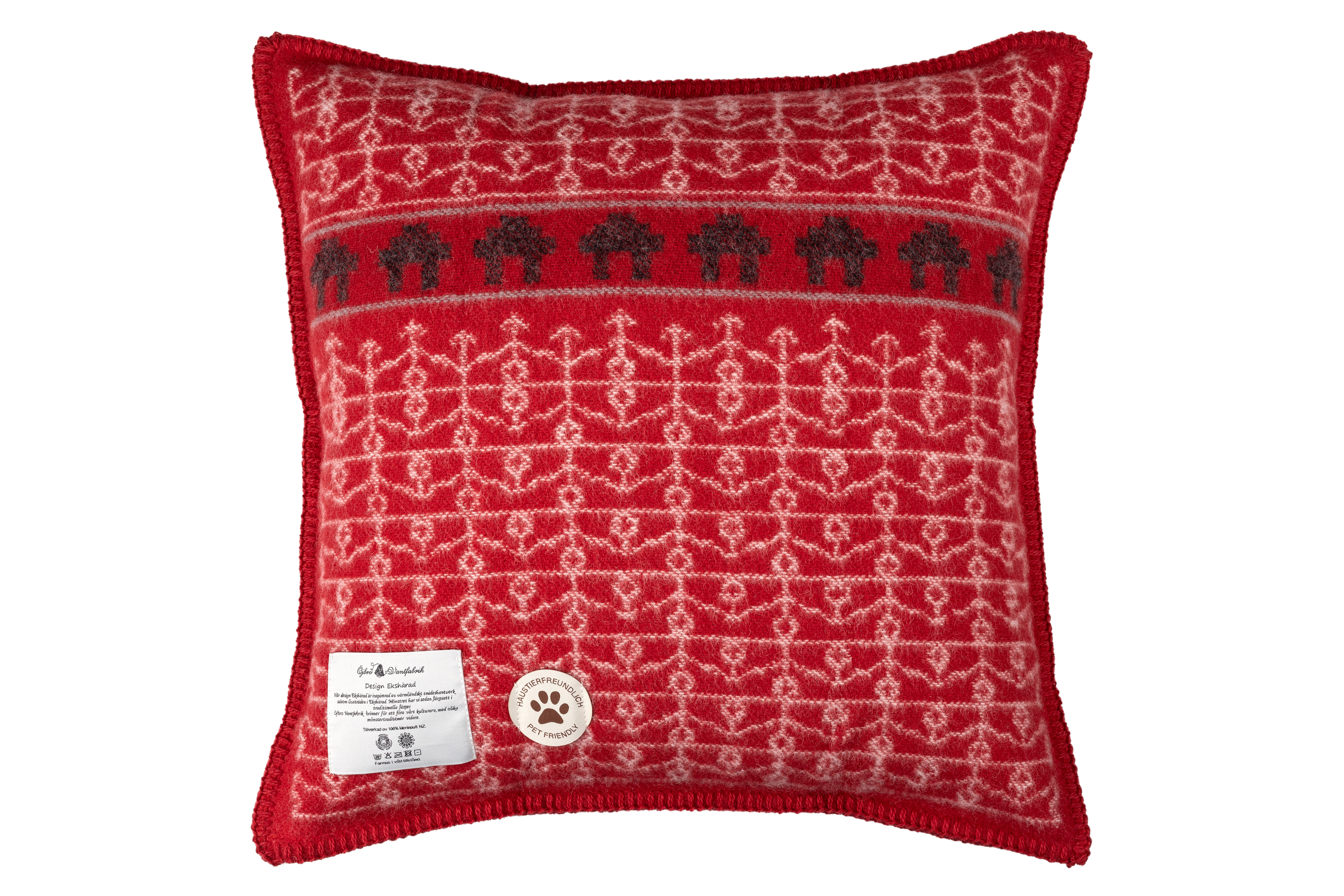 EKHÄRAD RÖD, HOUSSE DE COUSSIN, 50 x 50 cm - 2