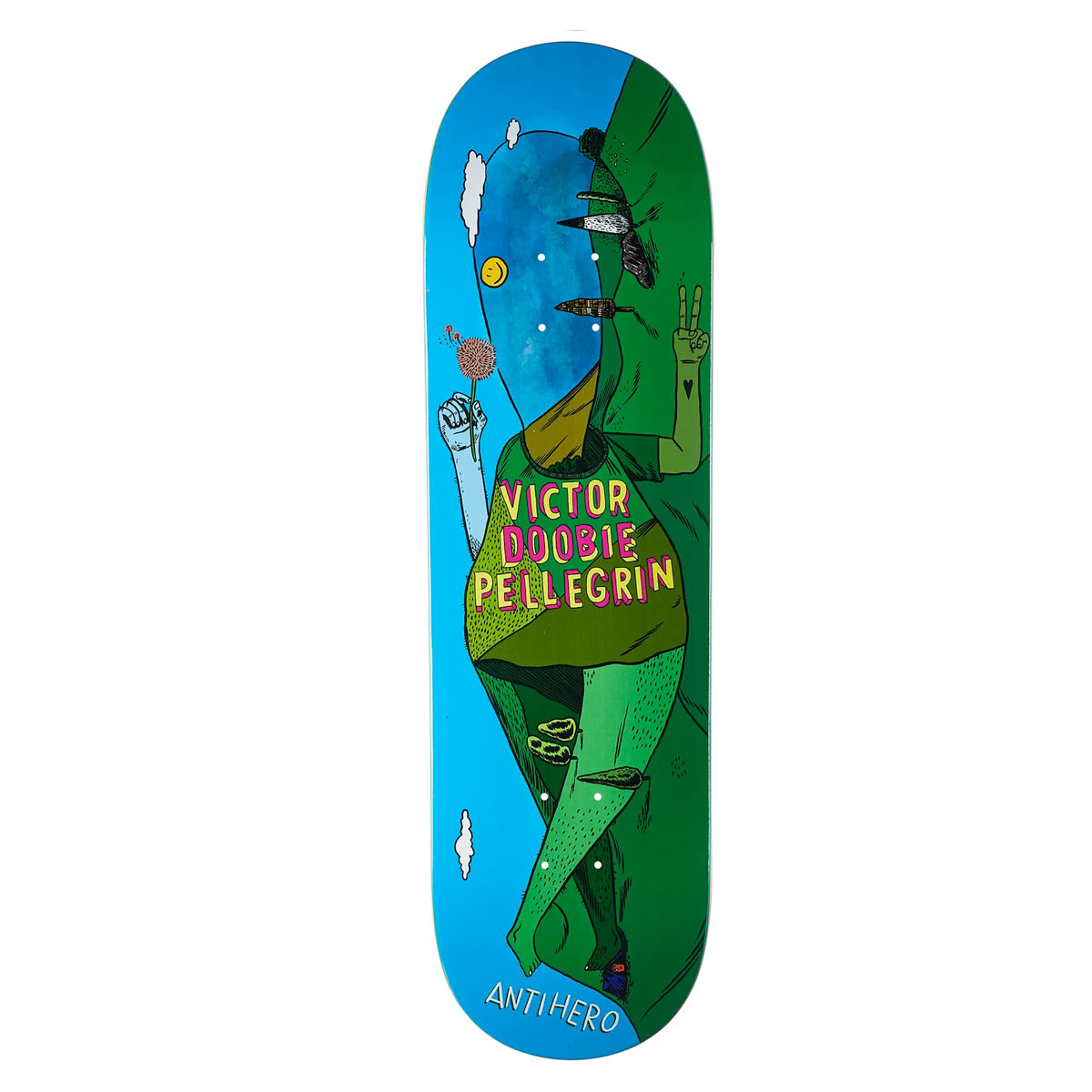 Antihero skateboard deck 8.75 Doobie some legs