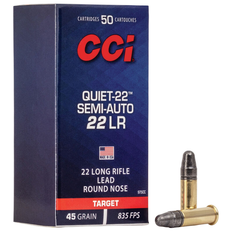 CCI LRN Semi-Auto Quiet-22 45gr - .22lr 
