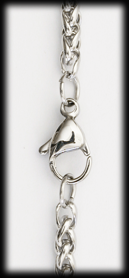 3 mm. Stålhalsband repmodell.  - 3