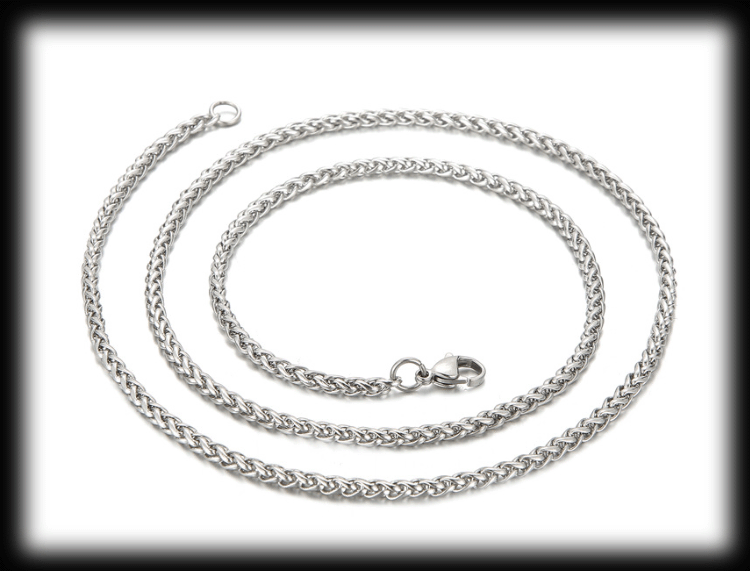 3 mm. Stålhalsband repmodell. 