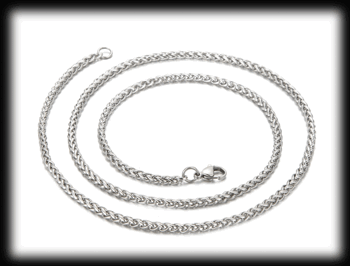 3 mm. Stålhalsband repmodell. 