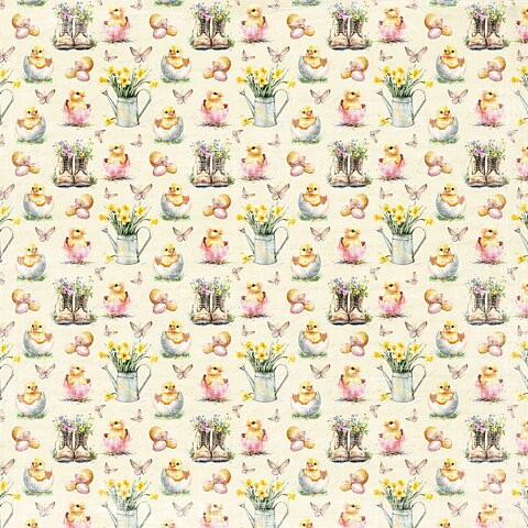 Papper Scrapbooking  Reprint - Hello Easter  Easter -  12x12 (30,5 x 30,5 cm)
