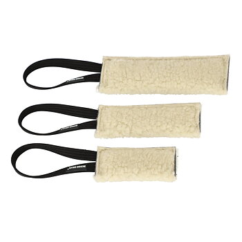 Dingo Gear Tug Toy in Sheep Wool with Handle