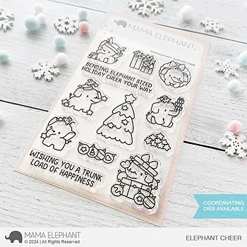 MAMA ELEPHANT -ELEPHANT CHEER stamp & die set 