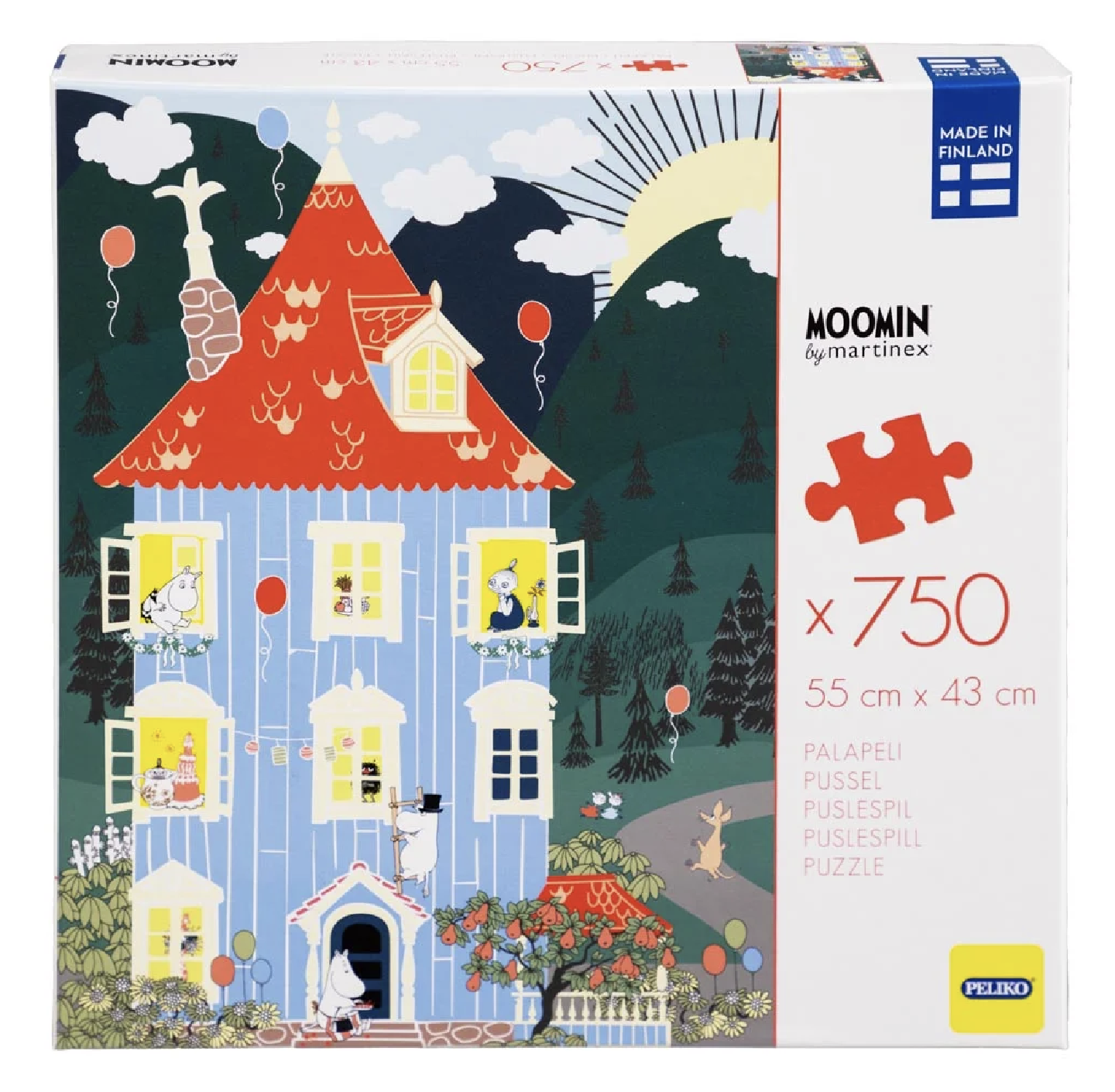 Mumin Pussel 750 Bitar - Muminhuset - 2