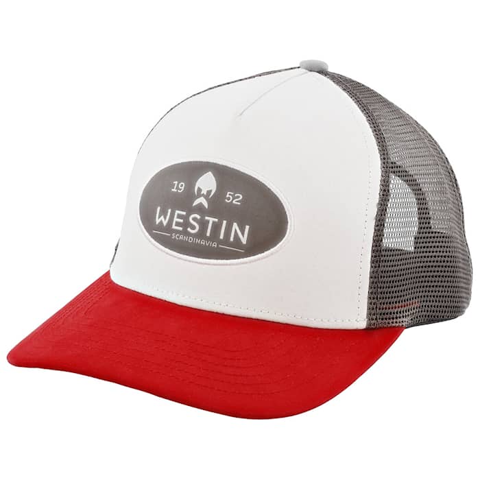 Westin State Cap Silver Grey/Red