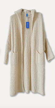 Reunion Home- Spring hoodie cardigan offwhite