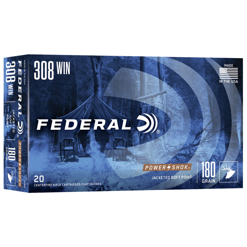 Federal Power Shok .308 Win Jacketed SP 11,7g / 180gr