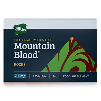 Mountain Blood Rocks 120 tablets, 24g Nature Provides