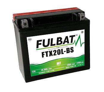 Batteri Fulbat FTX20L-BS (YTX20L-BS) Can-Am, Yamaha, Linhai, TGB