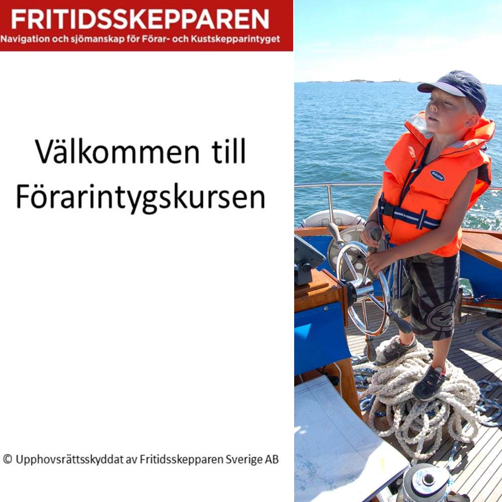 Nautical certificate package Westcoast (Fritidsskepparen) - 2