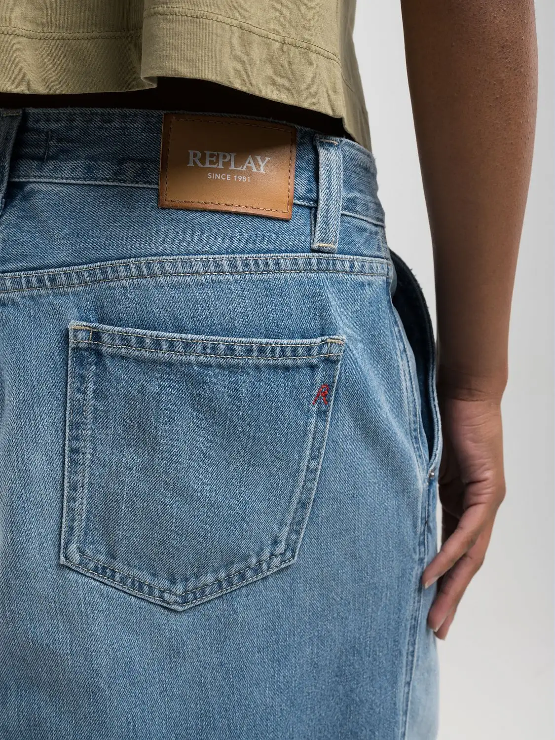 Replay Denim Midi Skirt - 4