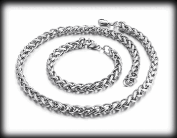 6 mm. Stålhalsband repmodell. 