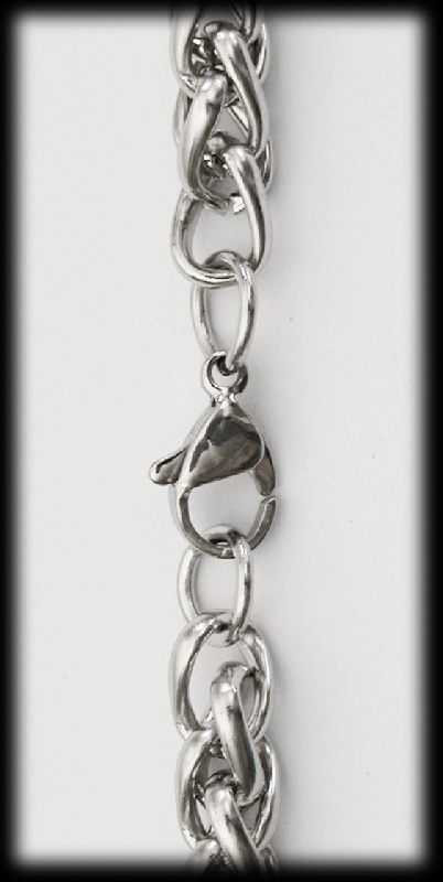 6 mm. Stålhalsband repmodell.  - 3