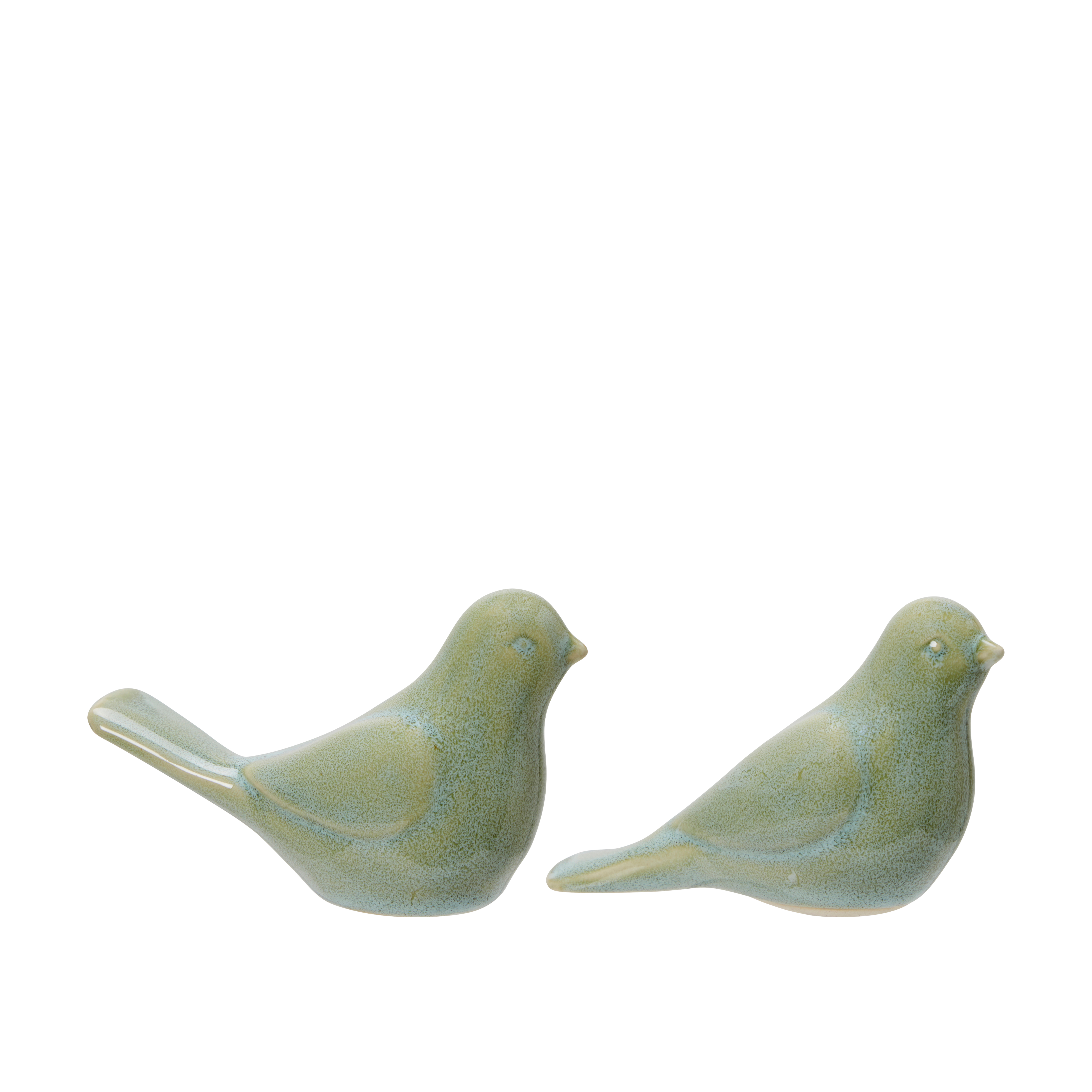 Fågel - Dekoration - Ljusgrön - 2-pack - 2