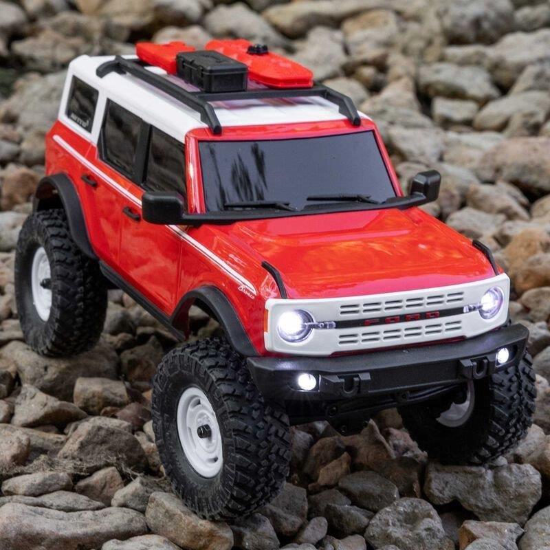 Axial 1/24 SCX24 Ford Bronco Heritage ED 4X4 RTR Brshd RC (Bat&Char Incl.), Red