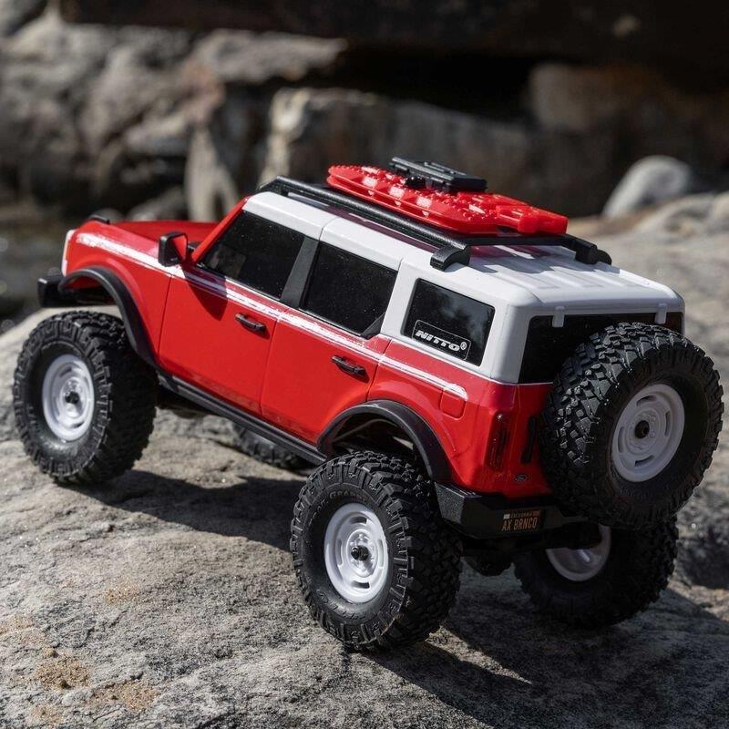 Axial 1/24 SCX24 Ford Bronco Heritage ED 4X4 RTR Brshd RC (Bat&Char Incl.), Red - 6