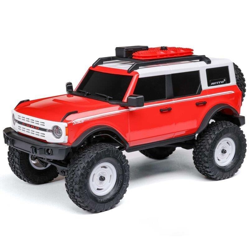 Axial 1/24 SCX24 Ford Bronco Heritage ED 4X4 RTR Brshd RC (Bat&Char Incl.), Red - 2