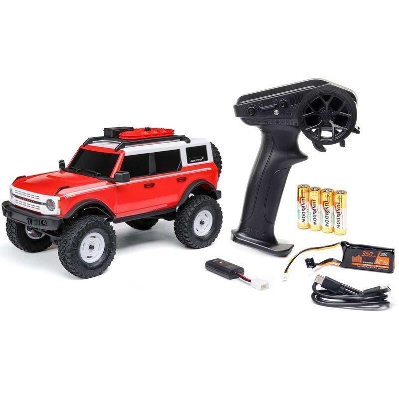 Axial 1/24 SCX24 Ford Bronco Heritage ED 4X4 RTR Brshd RC (Bat&Char Incl.), Red - 19