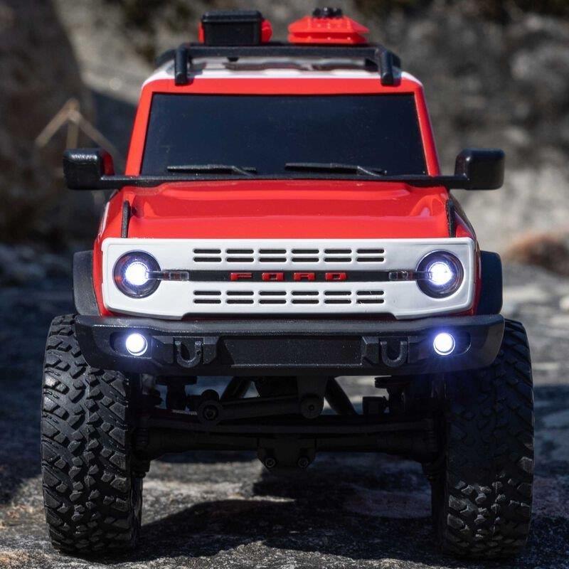 Axial 1/24 SCX24 Ford Bronco Heritage ED 4X4 RTR Brshd RC (Bat&Char Incl.), Red - 4